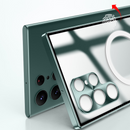 Case Samsung  Magnetic with Tempered Glass and Aerospace Aluminum - MagSafe