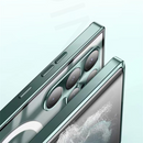 Case Samsung  Magnetic with Tempered Glass and Aerospace Aluminum - MagSafe