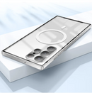 Case Samsung  Magnetic with Tempered Glass and Aerospace Aluminum - MagSafe