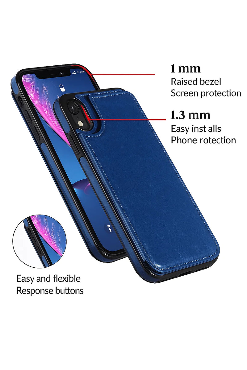 iPhone Case Leather  with Secret Wallet 2 in 1