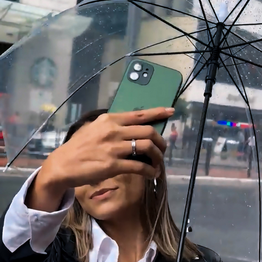 Case iPhone Frosted Tempered Glass - Vitra Pro