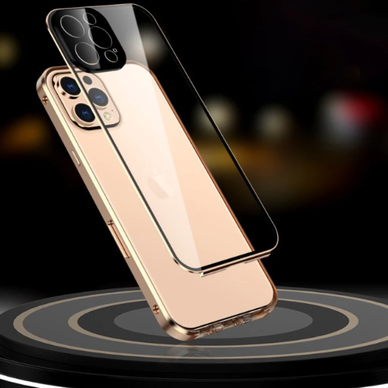 Case for iPhone Magnetic Armored  – 360º Double Protection with Privacy Screen