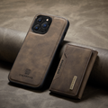 Case iPhone Ultra Slim Leather with Magnetic Wallet 2 in 1