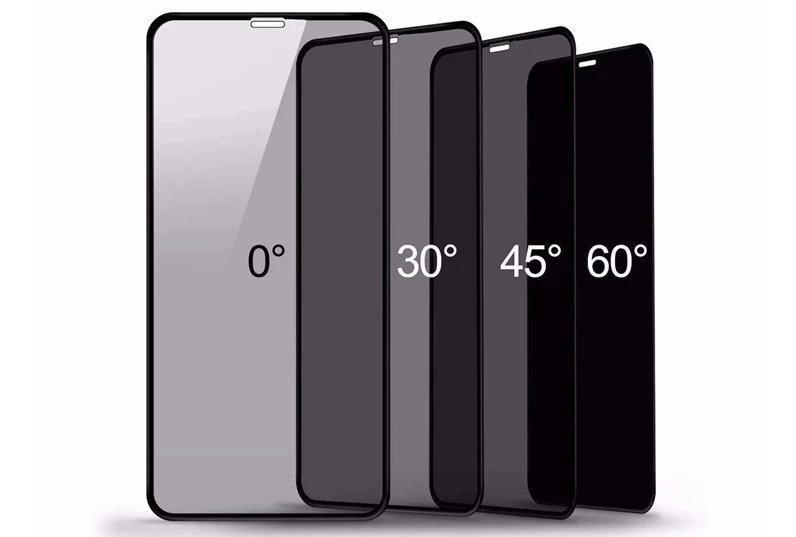 Film For iPhone with Tempered Glass - Privacy Screen (3 pcs)