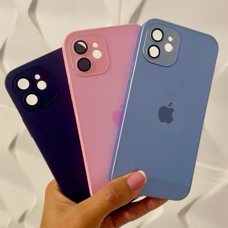 Case iPhone Frosted Tempered Glass - Vitra Pro