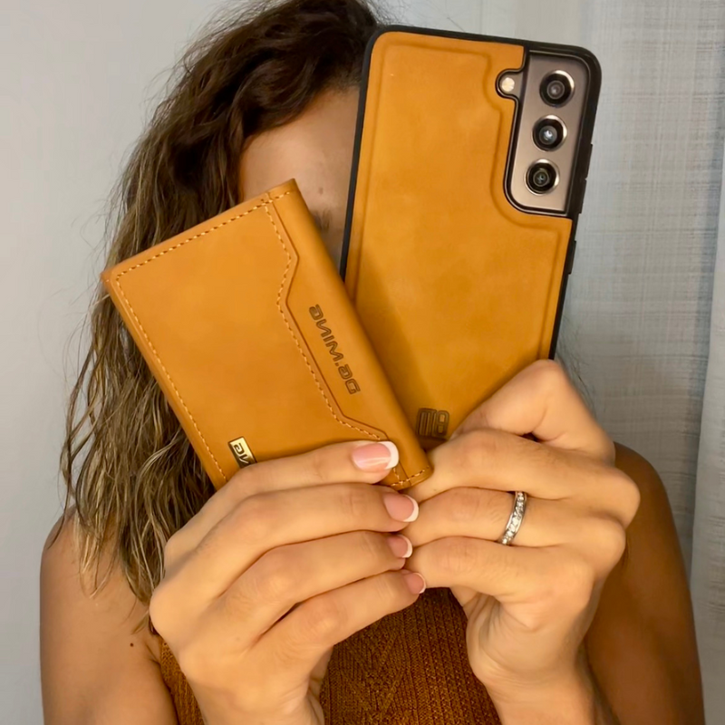 Case Samsung Ultra Slim Leather with Magnetic Wallet 2 in 1