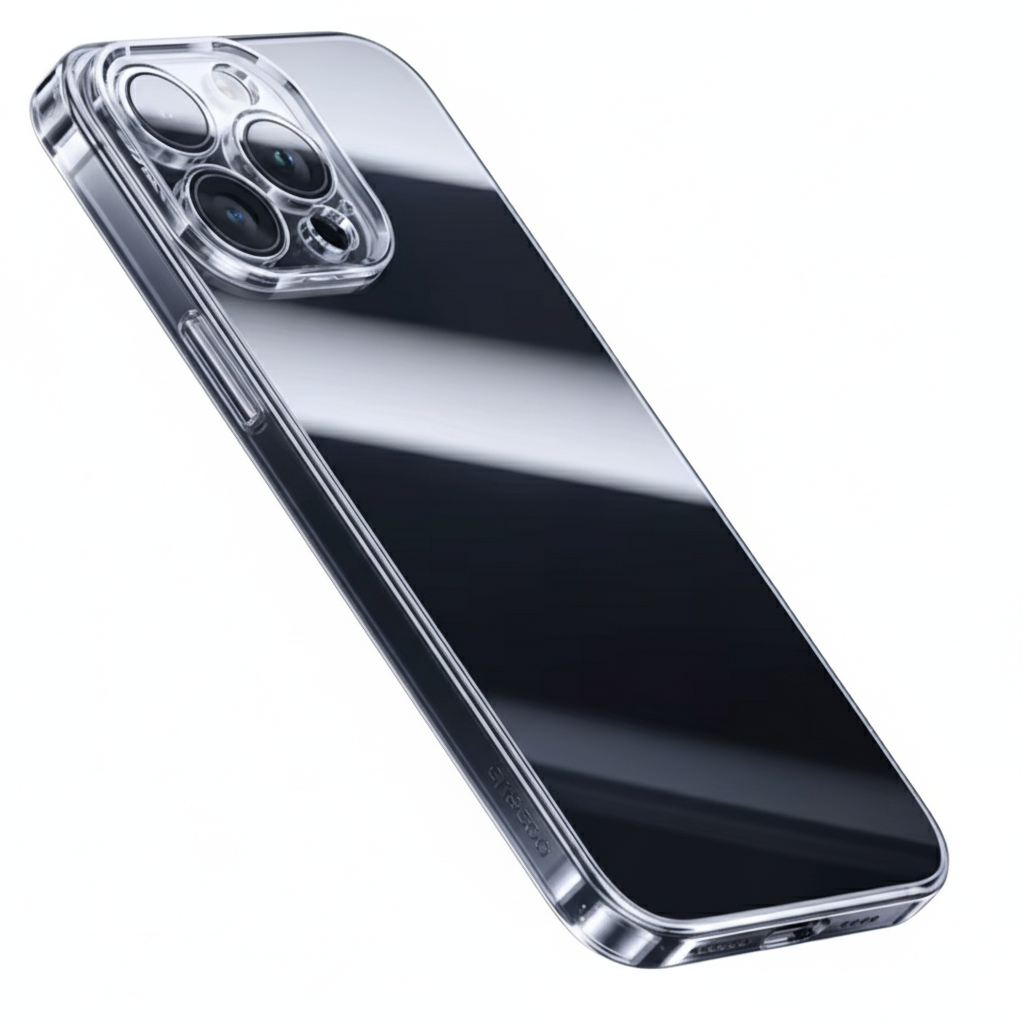 Case Iphone Anti-Impact Tempered Glass + Film [Baseus Combo]