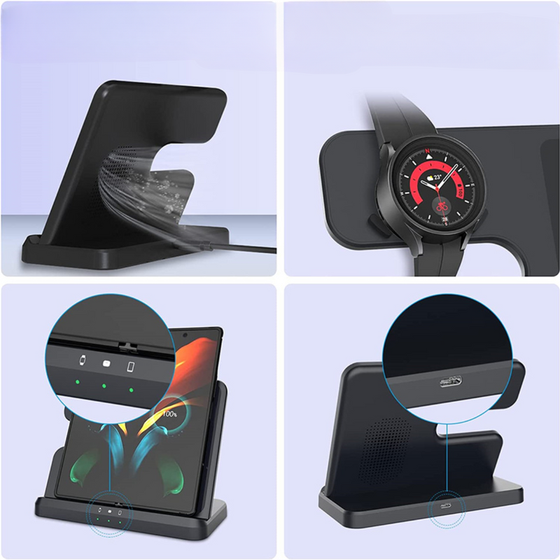 Charging Base Samsung 3 in 1 Inalarm - Quick Charge