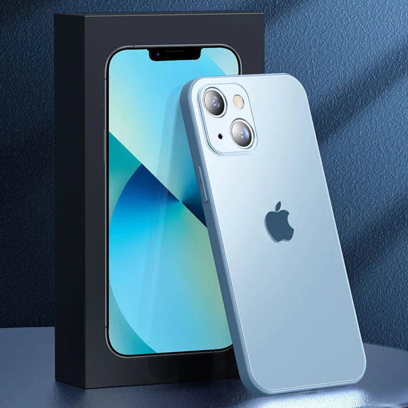 Case iPhone Frosted Tempered Glass - Vitra Pro
