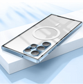 Case Samsung  Magnetic with Tempered Glass and Aerospace Aluminum - MagSafe