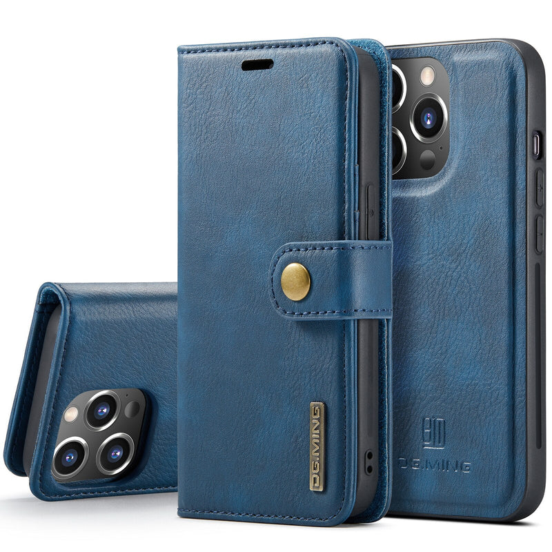 Case iPhone Ultra Slim Leather with Magnetic Wallet 2 in 1 - Launch 2023