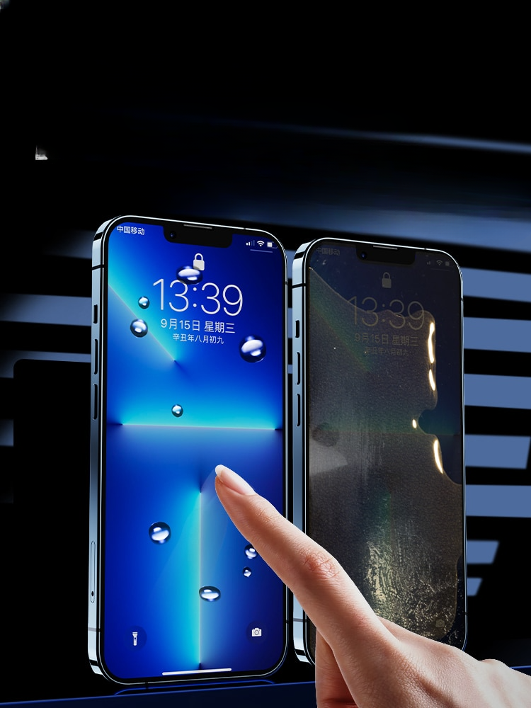 iPhone Film Premium Tempered Glass  - With Installation Kit