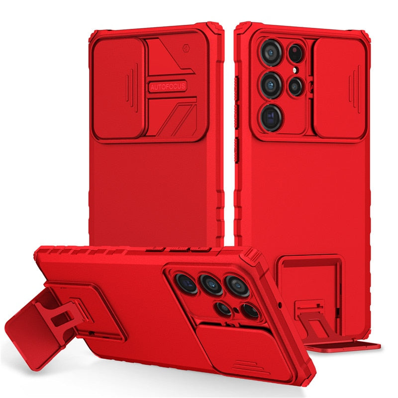 Case Samsung Anti-Impact Armour with Stand and Camera Protection