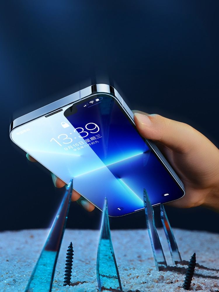 iPhone Film Premium Tempered Glass  - With Installation Kit