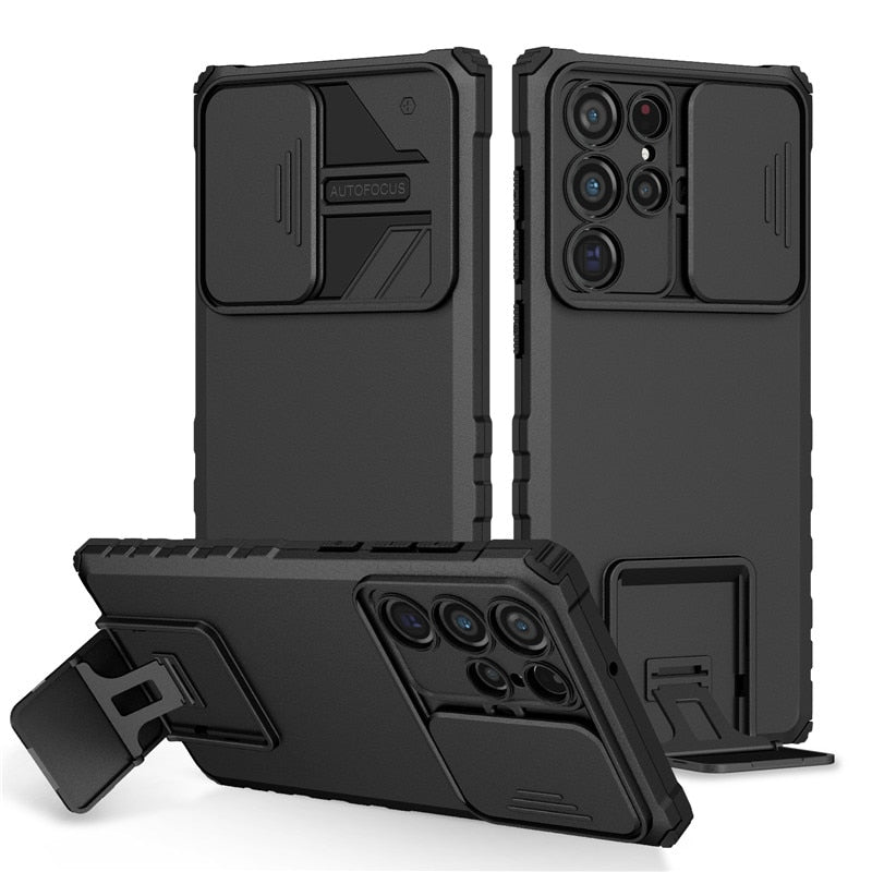 Case Samsung Anti-Impact Armour with Stand and Camera Protection