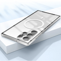 Case Samsung  Magnetic with Tempered Glass and Aerospace Aluminum - MagSafe