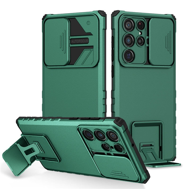 Case Samsung Anti-Impact Armour with Stand and Camera Protection