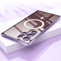 Case Samsung  Magnetic with Tempered Glass and Aerospace Aluminum - MagSafe