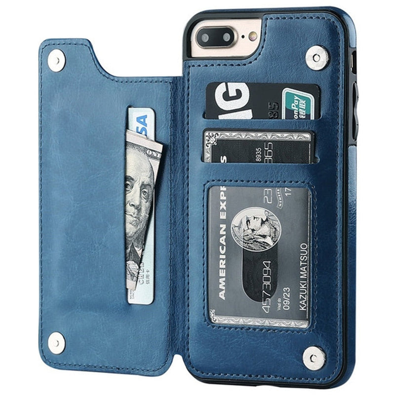iPhone Case Leather  with Secret Wallet 2 in 1