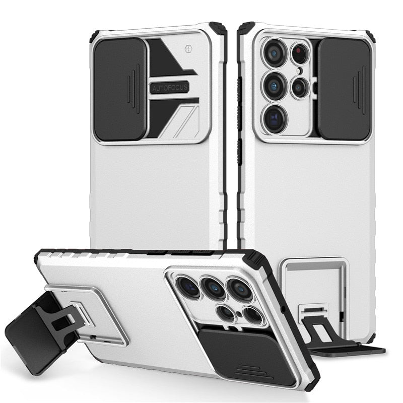 Case Samsung Anti-Impact Armour with Stand and Camera Protection