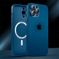 Case iPhone MagSafe Vitra Pro Frosted Tempered Glass