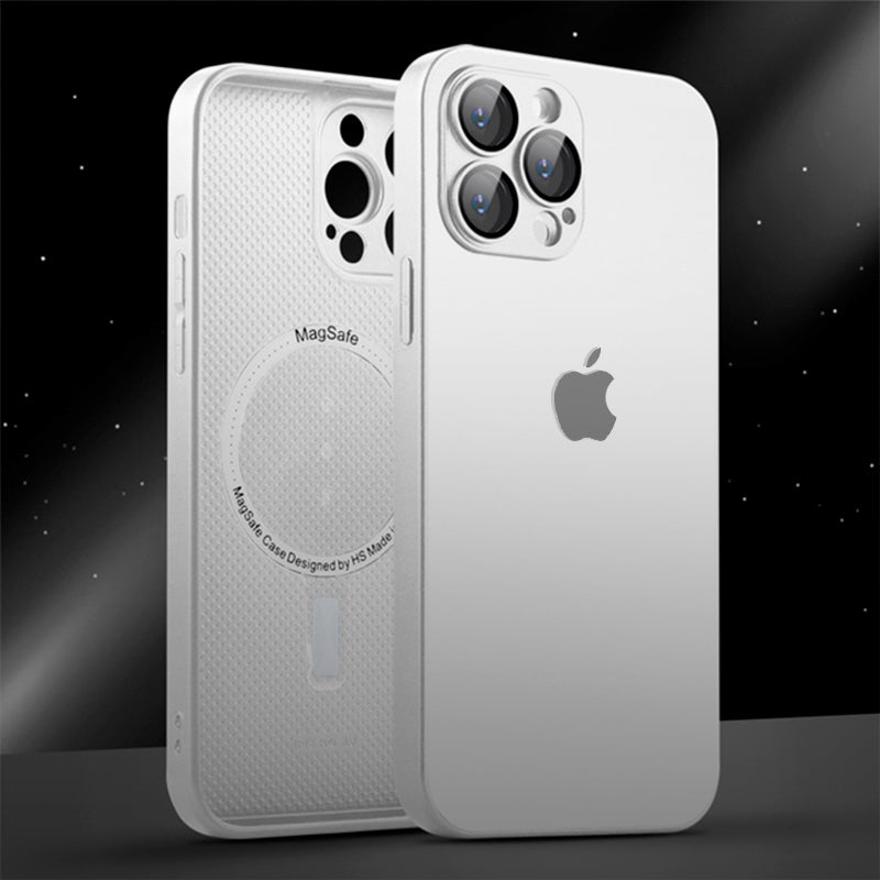Case iPhone MagSafe Vitra Pro Frosted Tempered Glass