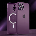 Case iPhone MagSafe Vitra Pro Frosted Tempered Glass