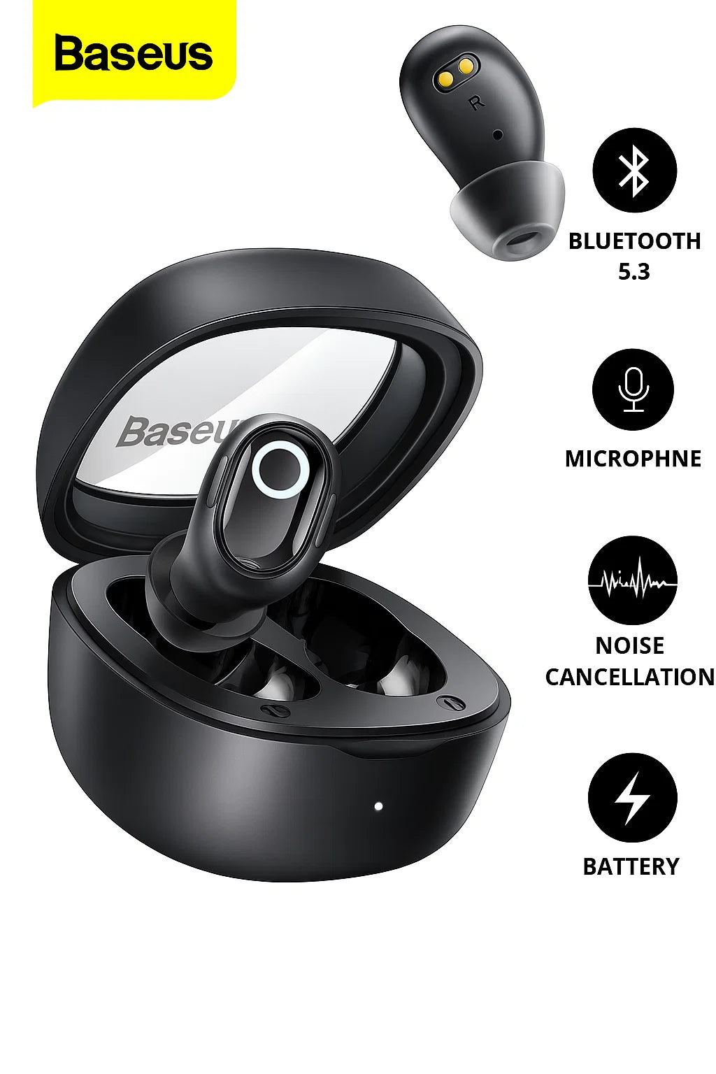 HeadPhone Baseus W12 Original