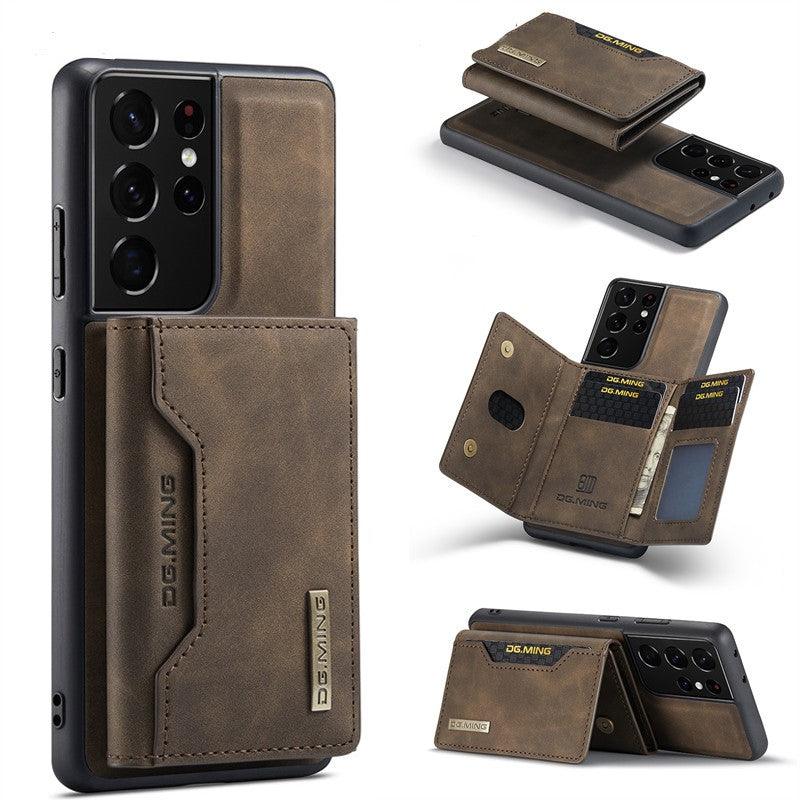 Case Samsung Ultra Slim Leather with Magnetic Wallet 2 in 1